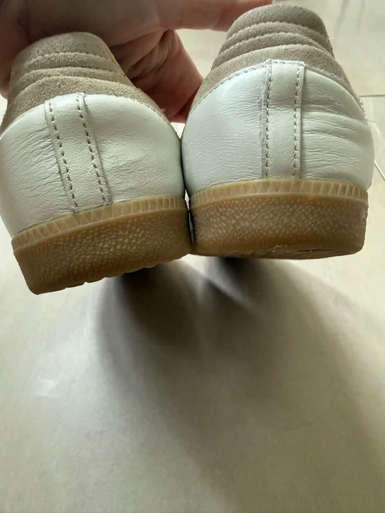 Adidas Samba Classic White Leather Sneakers - Picture 6 of 11